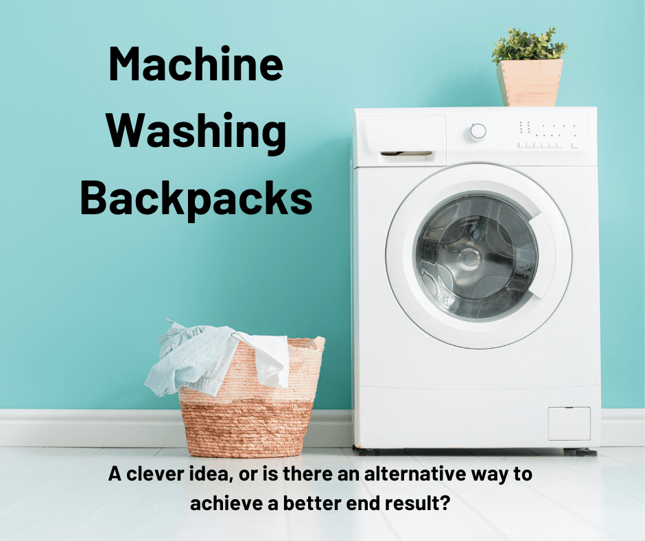 Machine washing backpacks is it a clever idea or is there an alterna