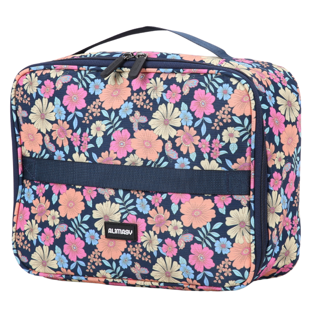 Insulated Lunch Bag Boho Flowers & Butterflies:PRE ORDER & SAVE: SHIPPING APPROX.25TH NOV
