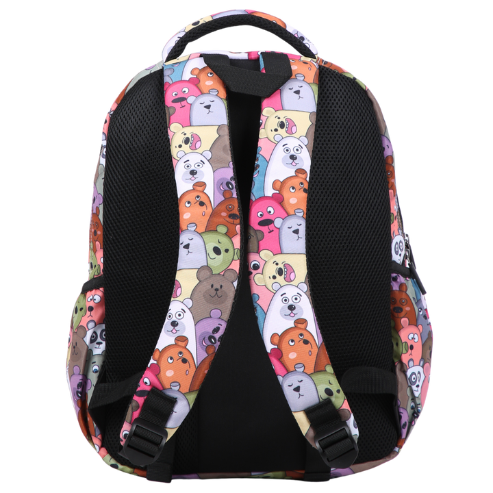 ergonomic padded straps and back, comfortable waterproof kids school bag