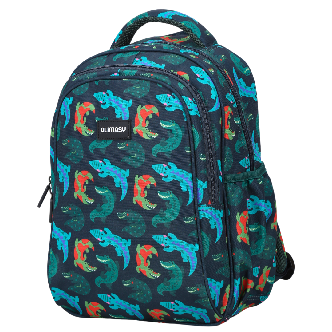 Crocodile Vibe Small Kids Backpack