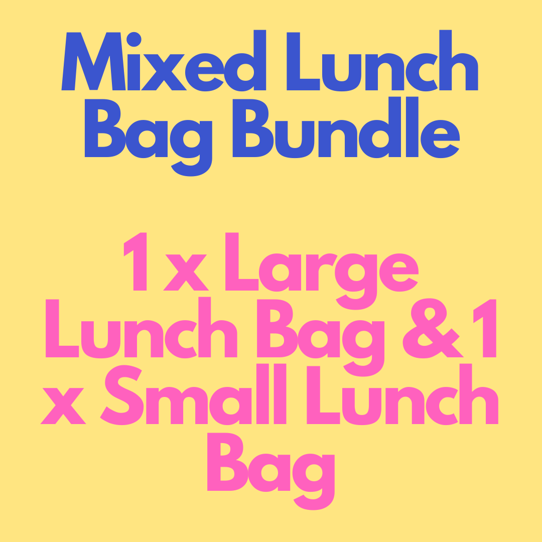 Mix & Match 1 x Large & 1 x Small Lunch Bags