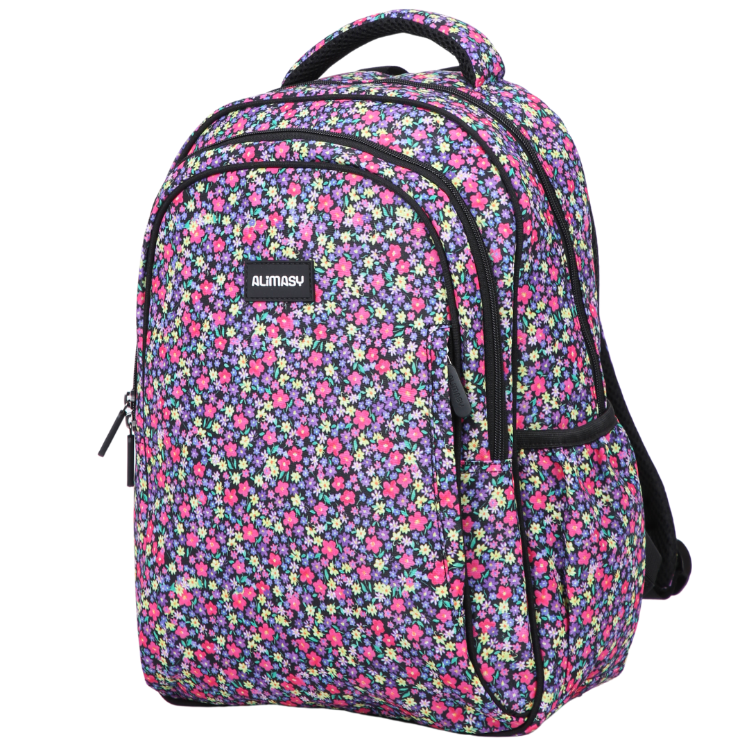easy-clean waterproof interior lining, durable kids school bag