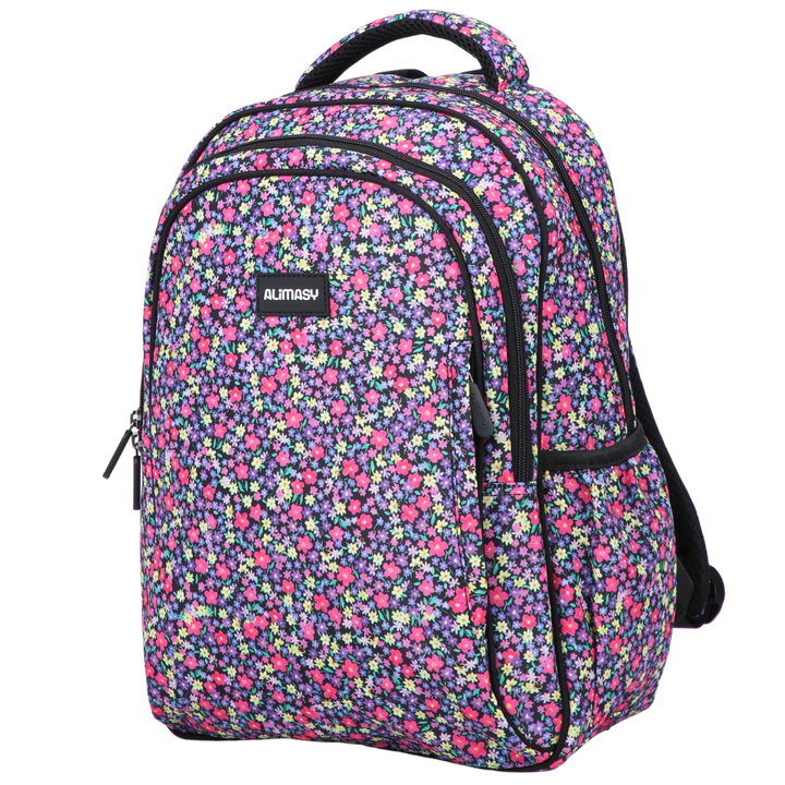 easy-clean waterproof interior lining, durable kids school bag