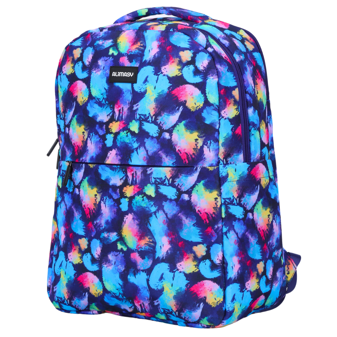 Rainbow Splatter Laptop Backpack