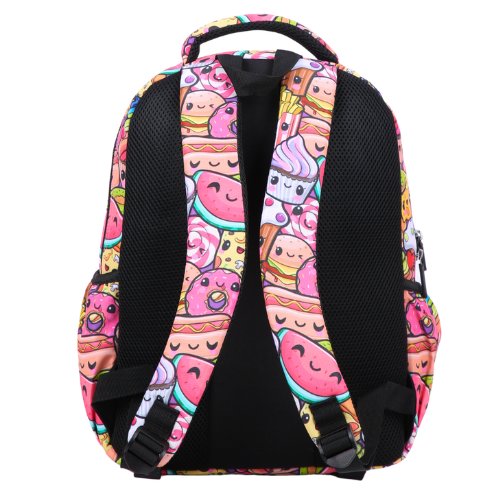 ergonomic padded straps and back, comfortable waterproof kids school bag