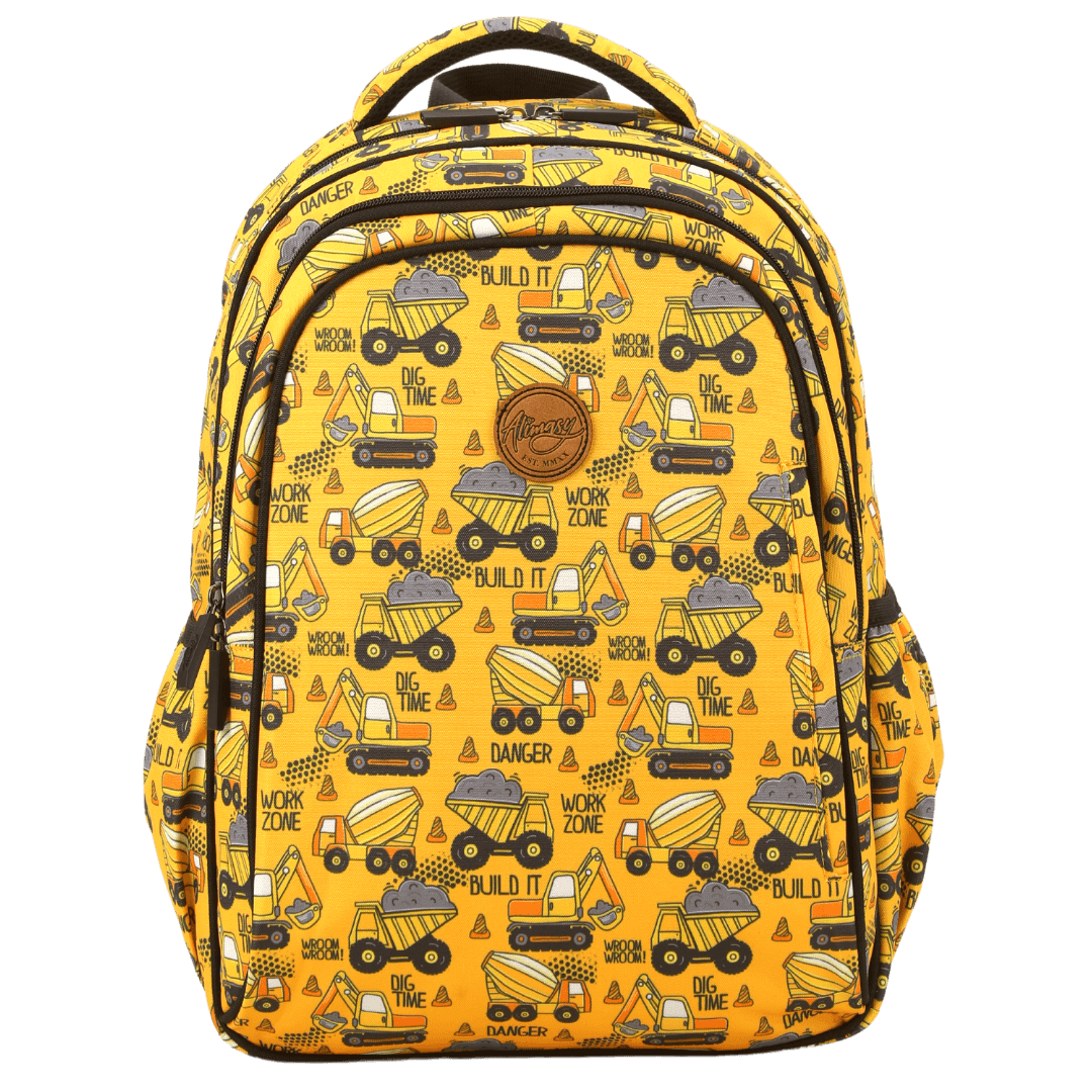 Construction Midsize Kids Backpack