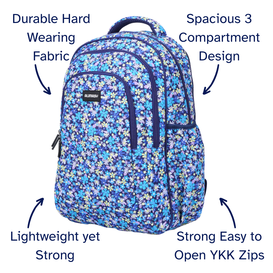 Ditsy Daisy Large School Backpack