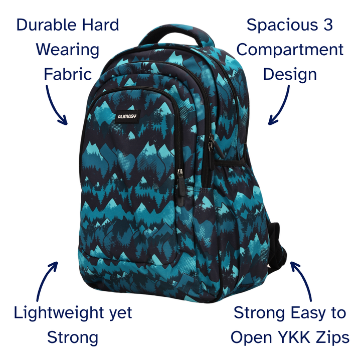 Camo Mountain Large School Backpack