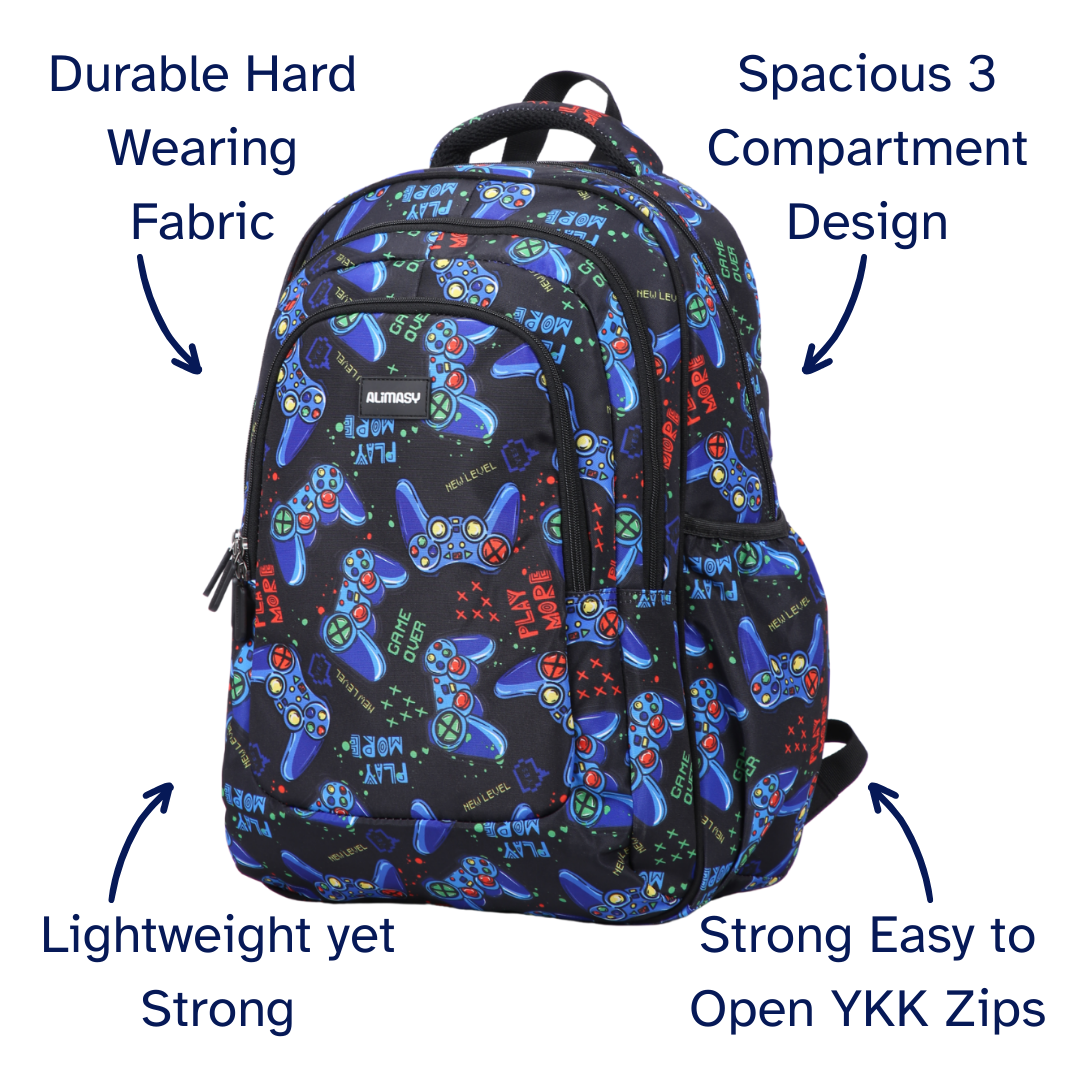 Gaming Large School Backpack