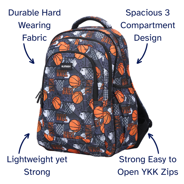 Basketball Large School Backpack