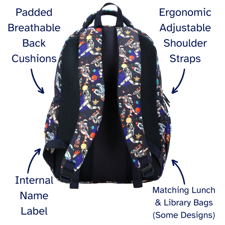Space Large School Backpack