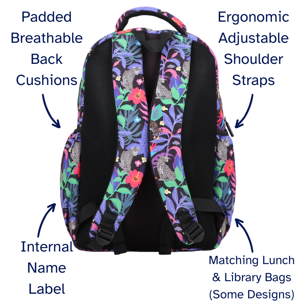 Tropical Chaos Large School Backpack