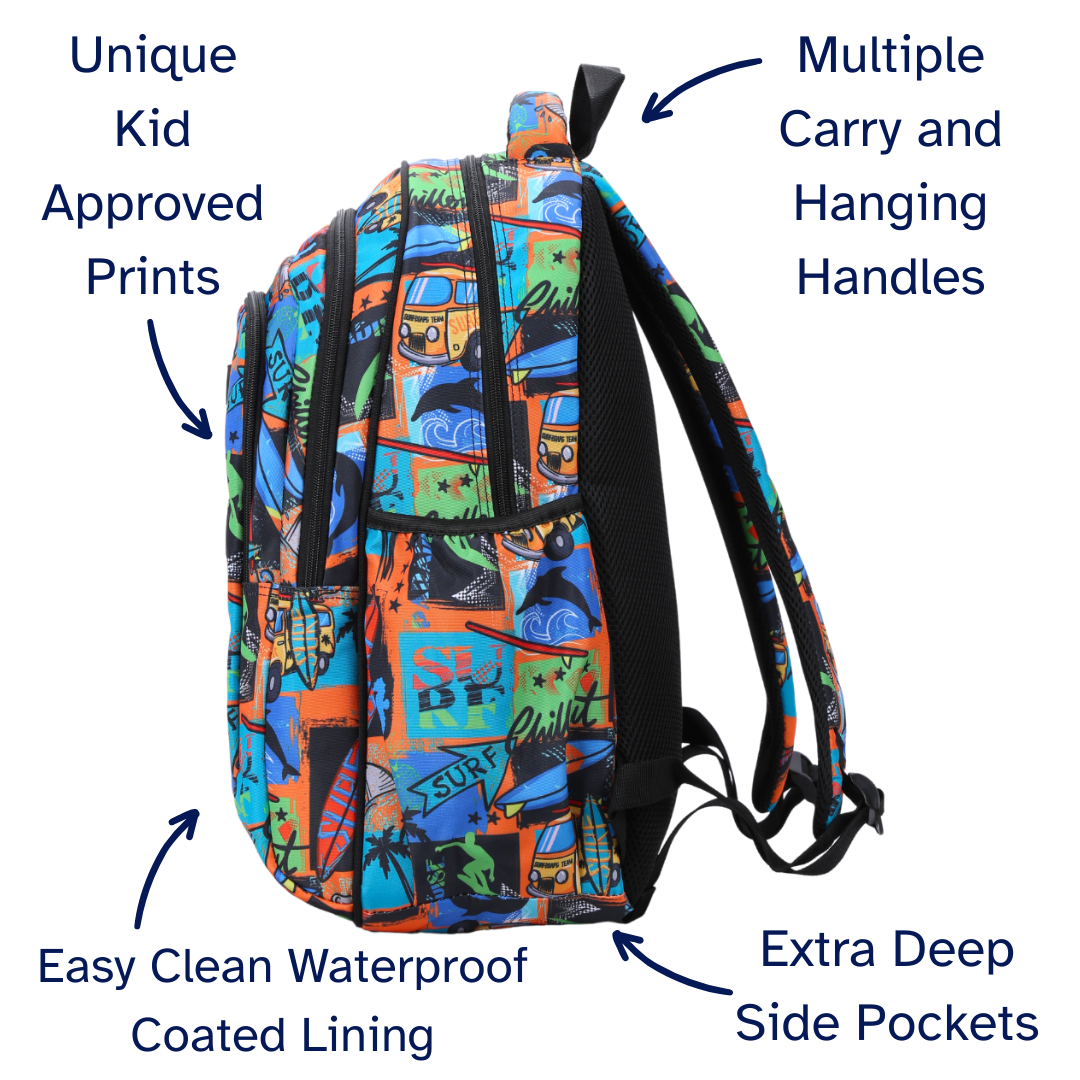 Surf Kombi Large School Backpack