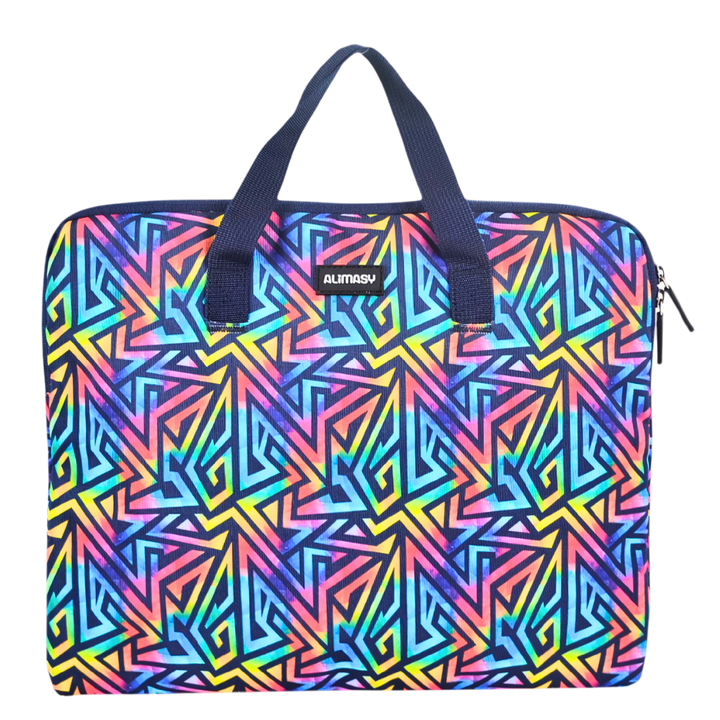 Library Bag 600D Abstract Geometric