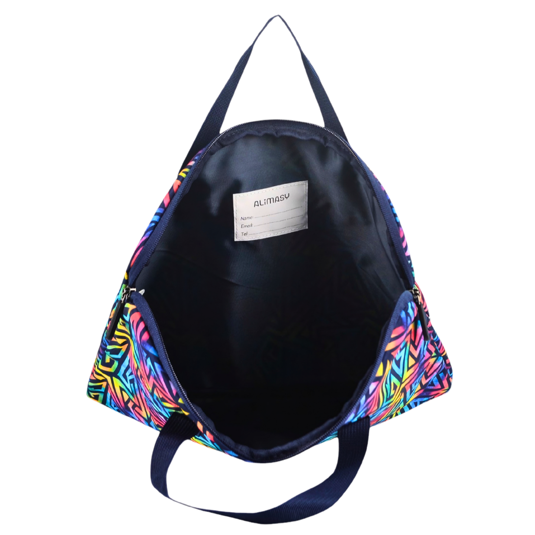 Library Bag 600D Abstract Geometric