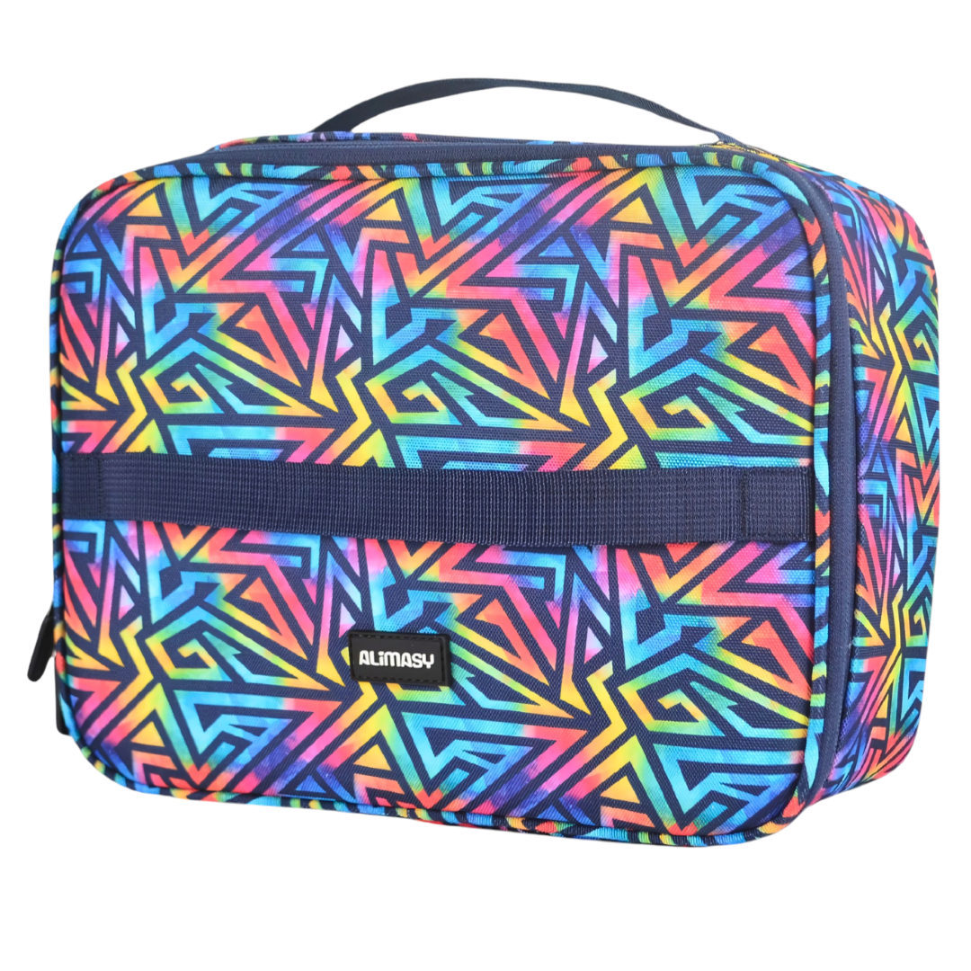 Insulated Lunch Bag 900D Abstract Geometric