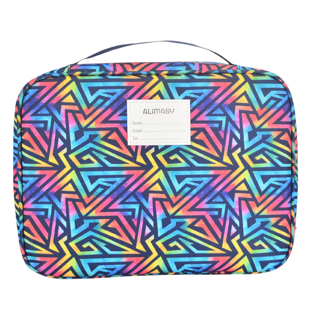 Insulated Lunch Bag 900D Abstract Geometric