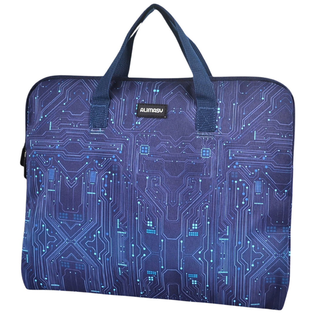 Library Bag 600D Blue Ai Circuit