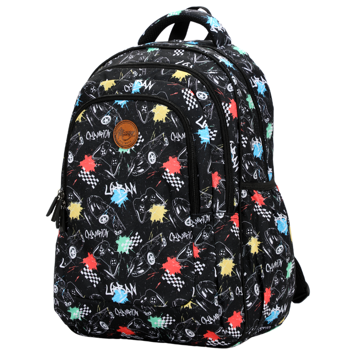 Black Urban Large School Backpack - Alimasy
