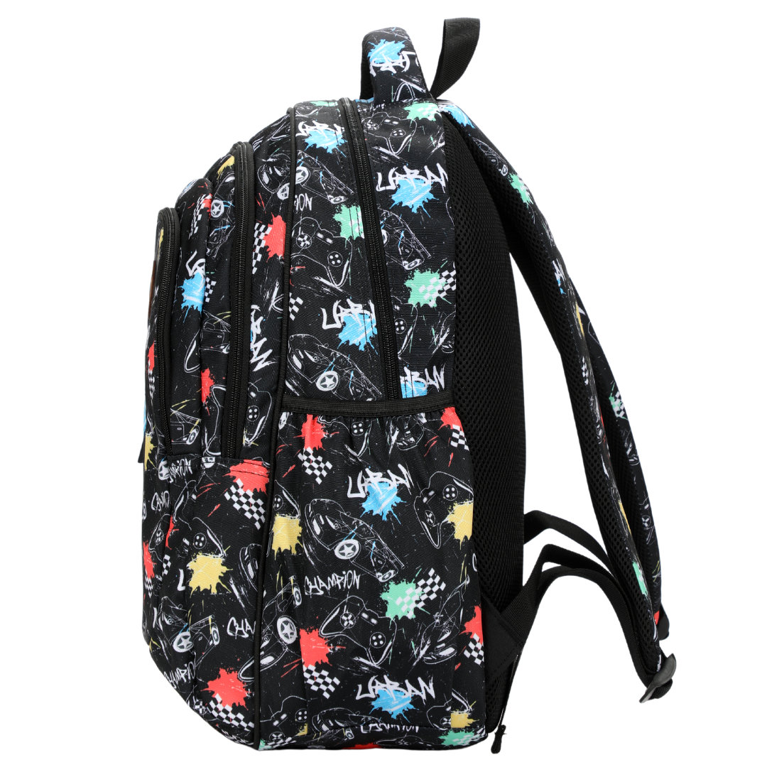 Black Urban Large School Backpack - Alimasy