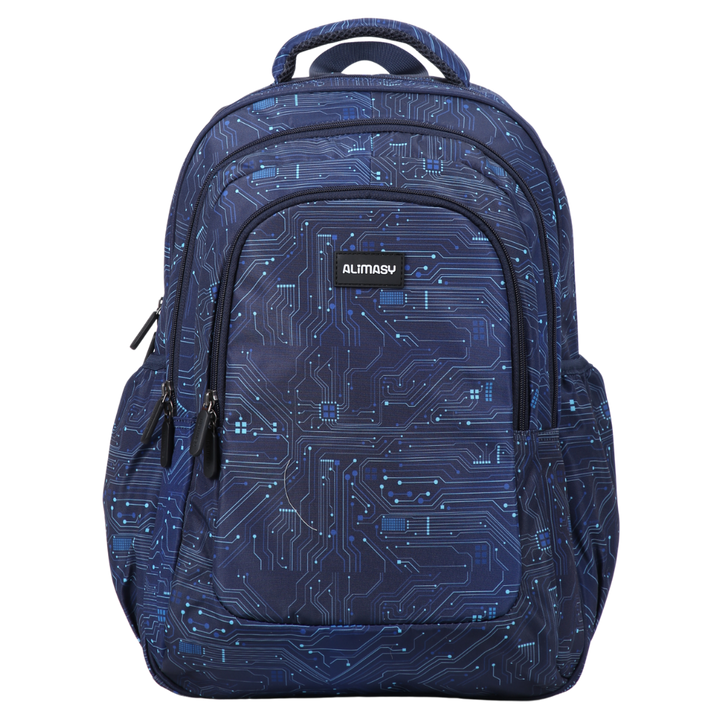 Blue Ai Circuit Large Backpack