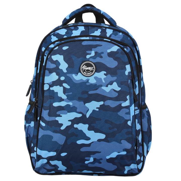 Blue Camouflage Midsize Kids Backpack