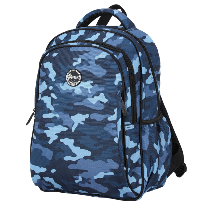 Blue Camouflage Midsize Kids Backpack