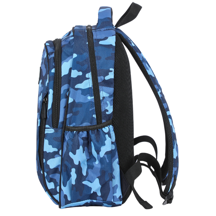 Blue Camouflage Midsize Kids Backpack