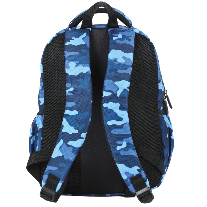 Blue Camouflage Midsize Kids Backpack