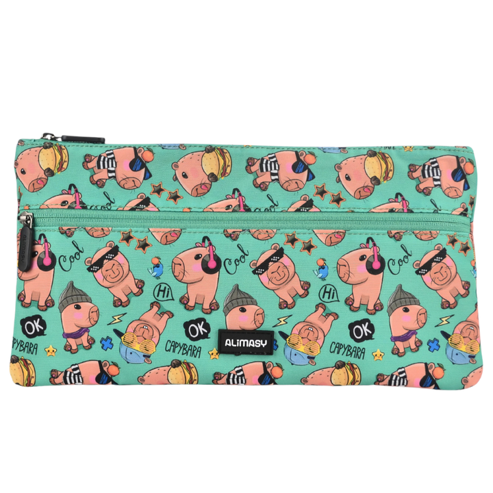 Large School Pencil Case Capybara