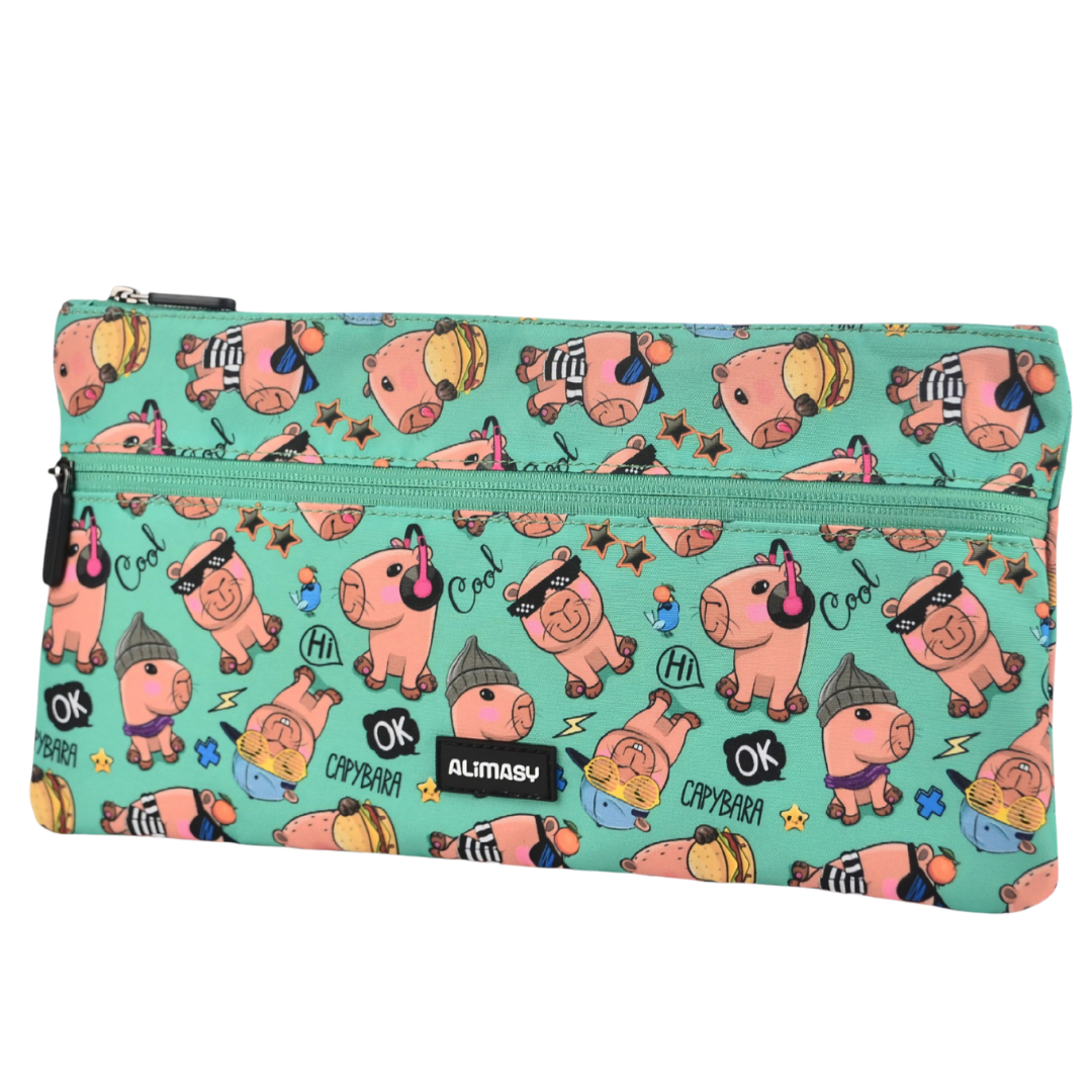 Large School Pencil Case Capybara
