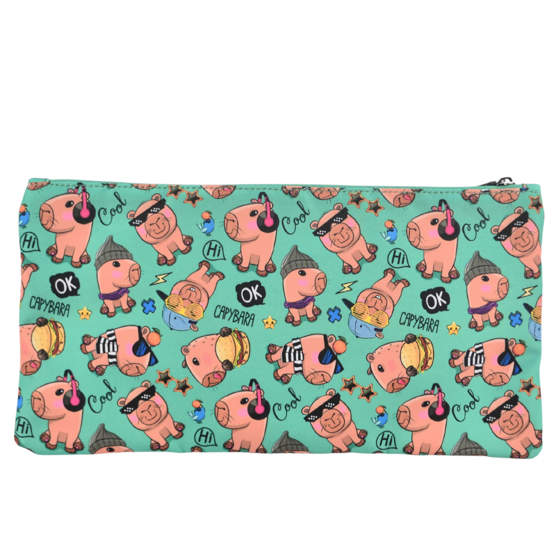 Large School Pencil Case Capybara