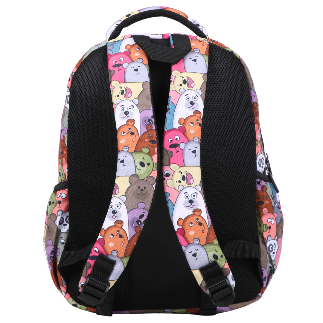 Cartoon Bears Midsize Kids Backpack