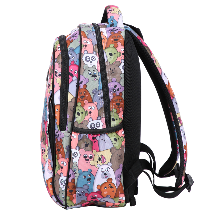 Cartoon Bears Midsize Kids Backpack