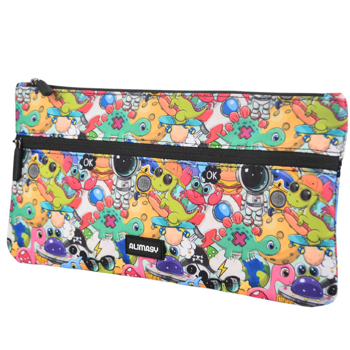 Large School Pencil Case Cartoon