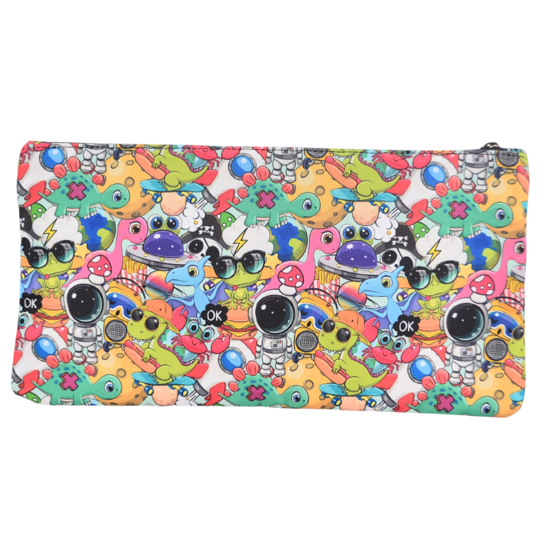 Large School Pencil Case Cartoon