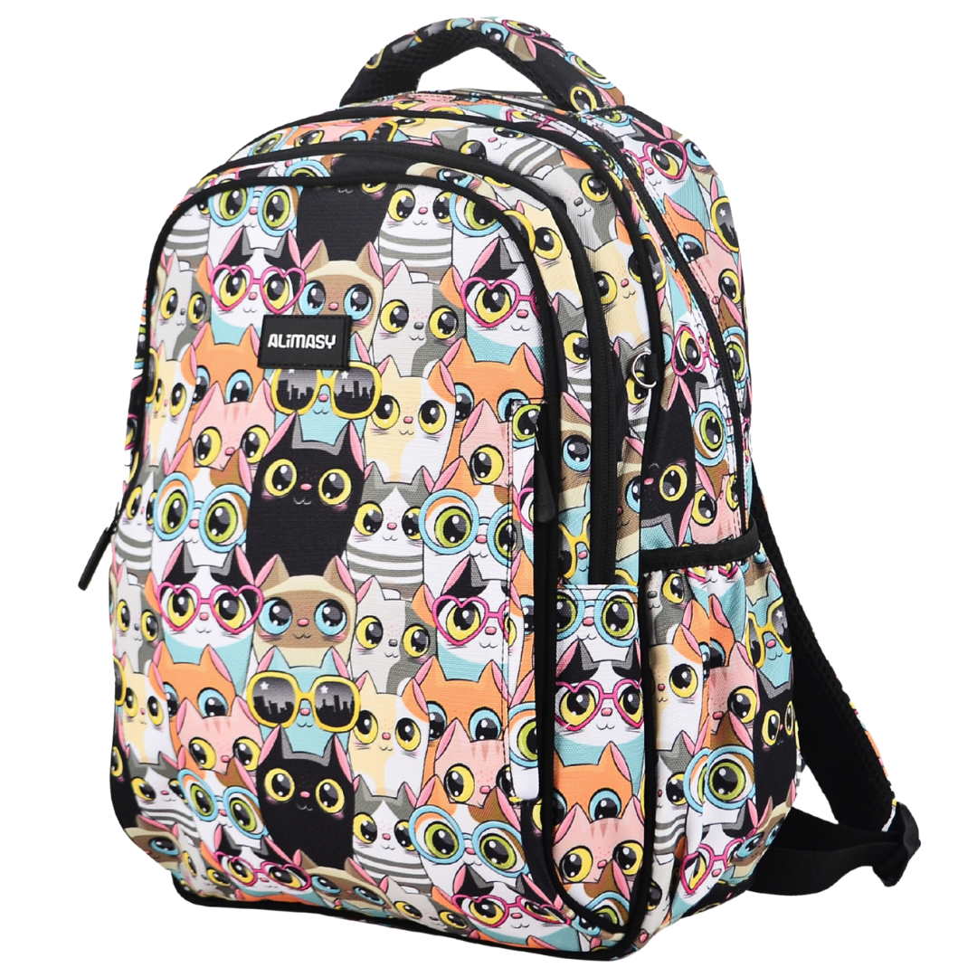 Midsize Kids Backpack 900D Cats