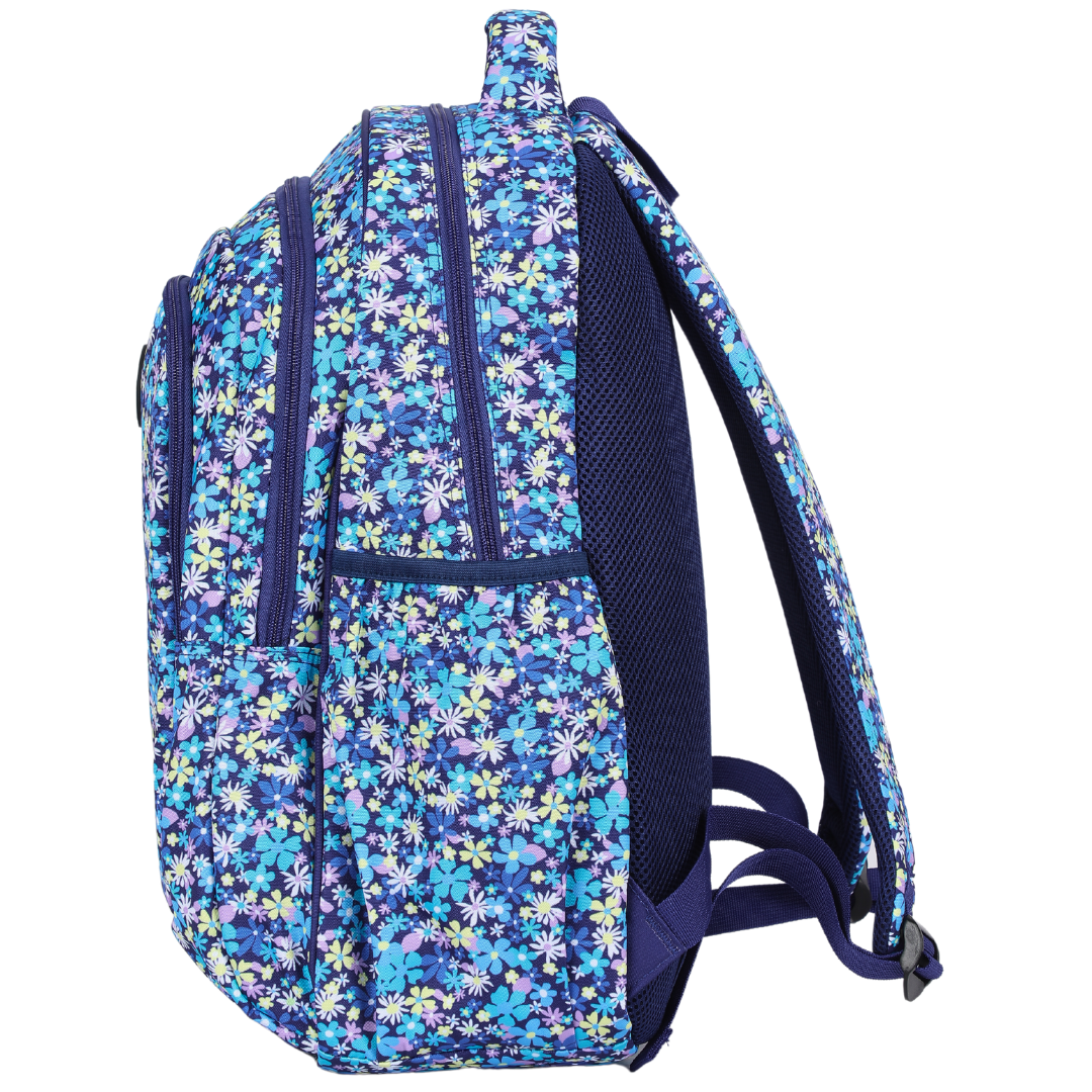 Ditsy Daisy Large Kids Backpack - Floral High Quality School bag – Alimasy