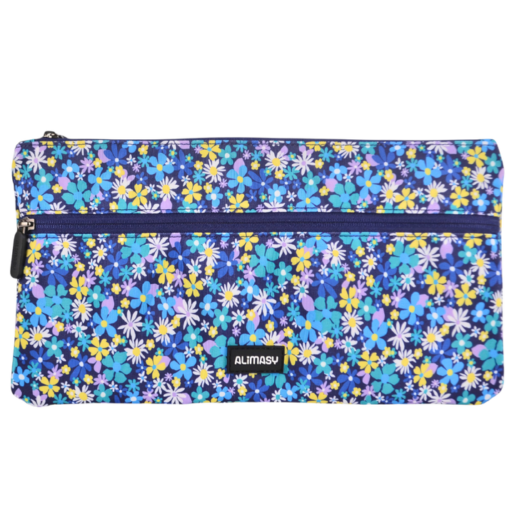 Large School Pencil Case Ditsy Daisy