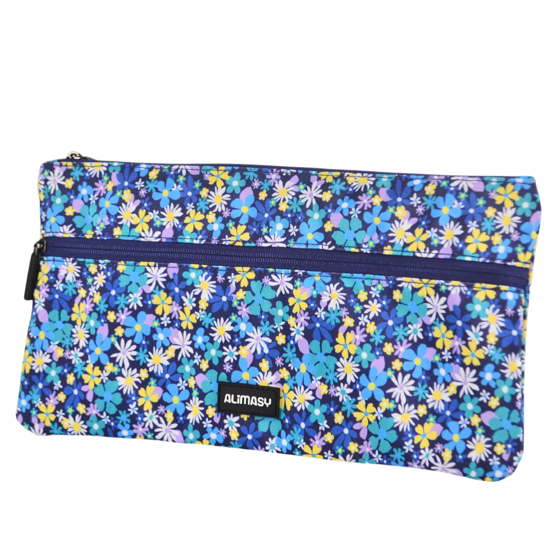 Large School Pencil Case Ditsy Daisy