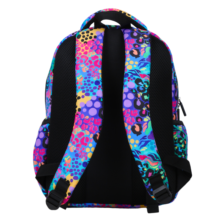 Electric Leopard Midsize Kids Backpack