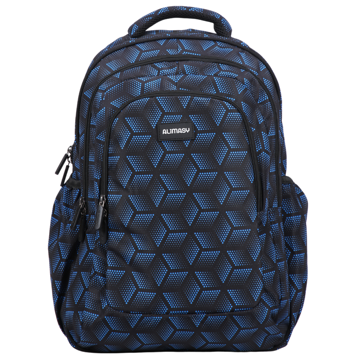 Hexagon Dot Cubes Large Backpack