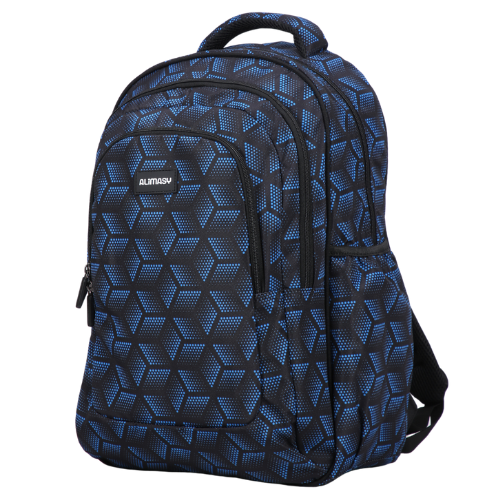 Hexagon Dot Cubes Large Backpack
