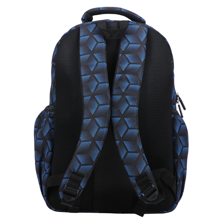 Hexagonal Shell Backpack Hexagon Dot Cubes Large Kids Backpack Durable Quality School bag – Alimasy