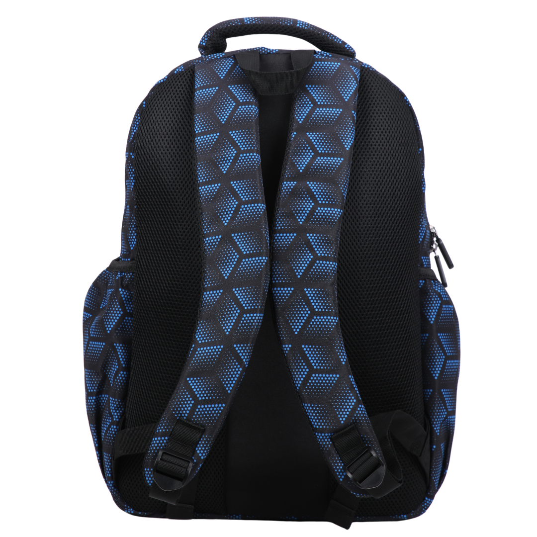 Hexagon Dot Cubes Large Backpack