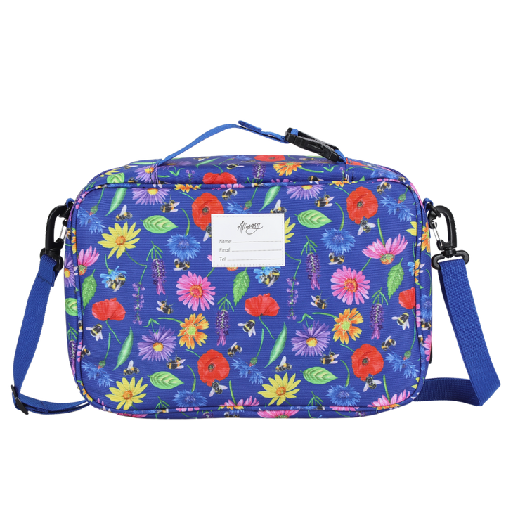 Small Insulated Lunch Bag Bees & Wildflowers - Alimasy