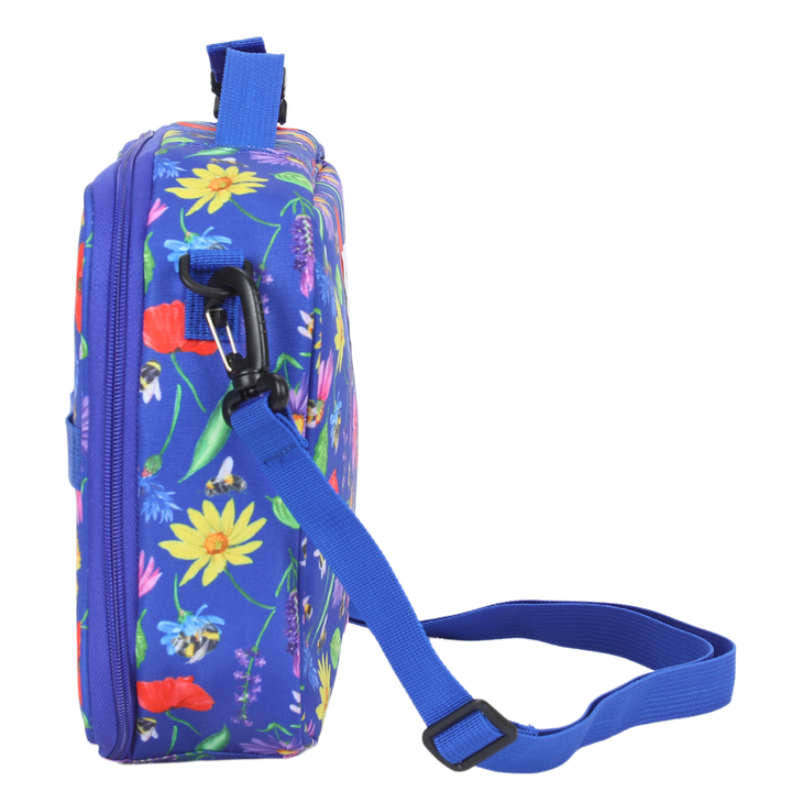 Small Insulated Lunch Bag Bees & Wildflowers - Alimasy
