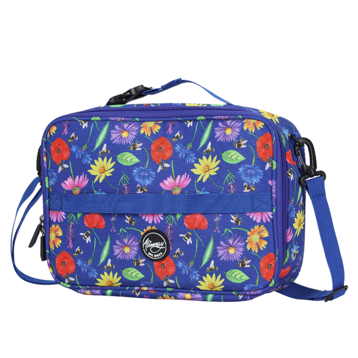 Small Insulated Lunch Bag Bees & Wildflowers - Alimasy