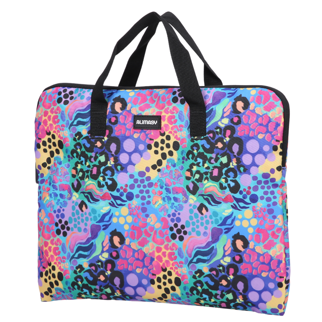 Electric Leopard Library Bag