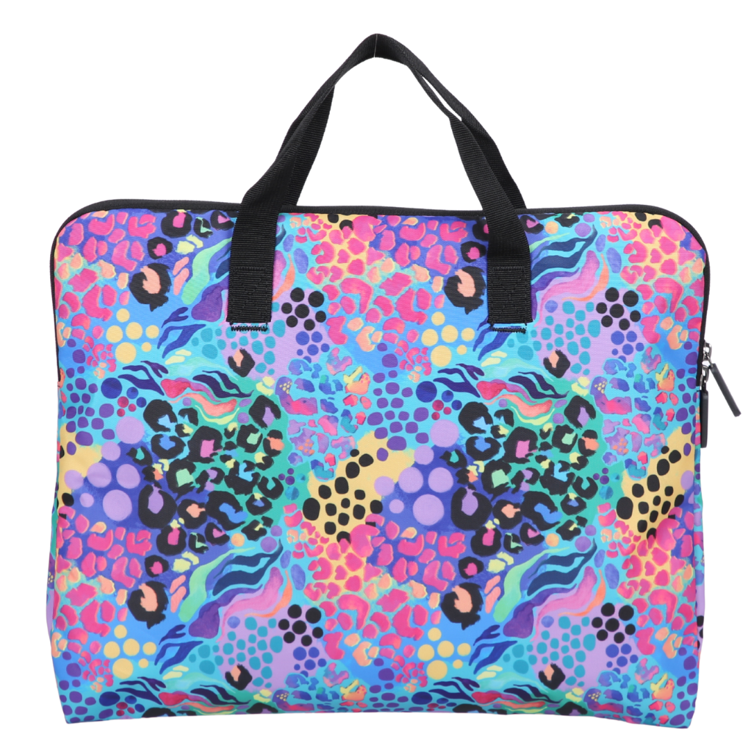 Electric Leopard Library Bag